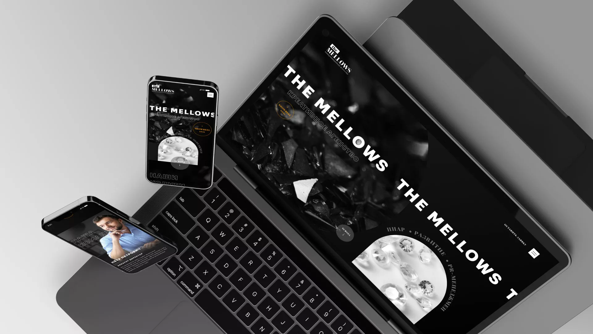 Разработка сайта креативного агентства «The Mellows» в Новой Ладоге