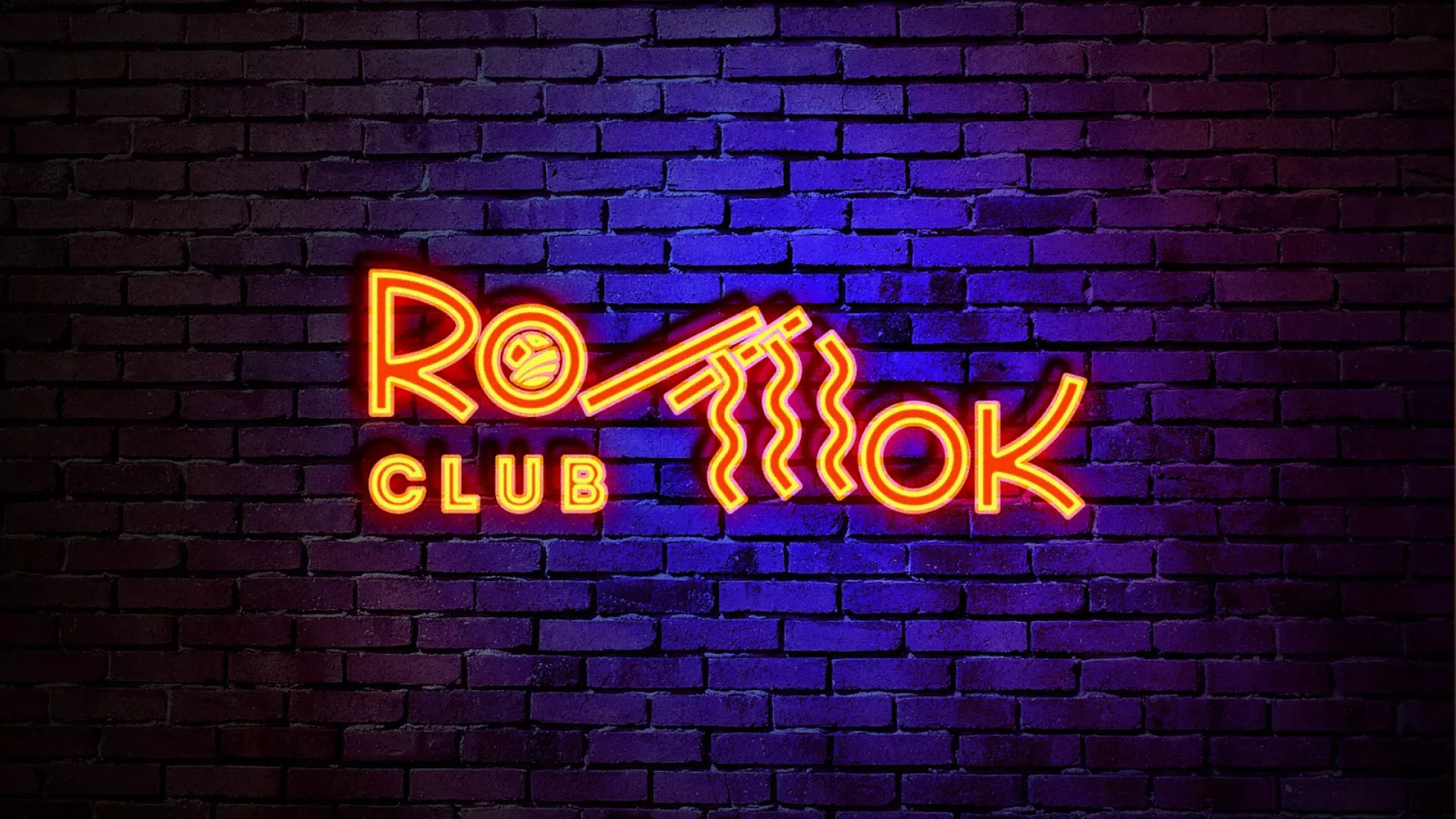 Разработка интерьерной вывески суши-бара «Roll Wok Club» в Новой Ладоге