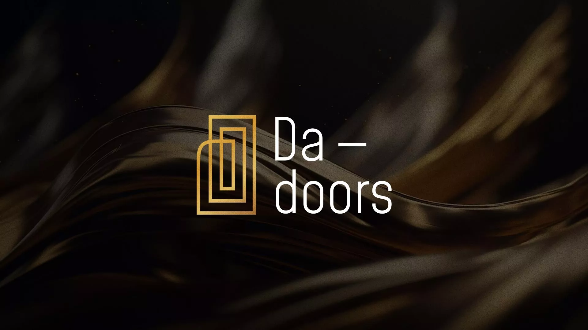 Разработка логотипа для компании «DA-DOORS» в Новой Ладоге